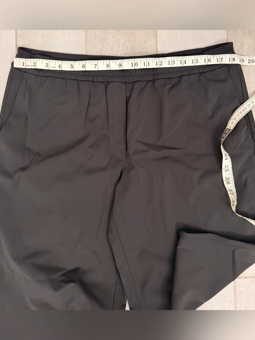 Lululemon Luxtreme Mid Rise Straight Leg Trouser Black Size XL